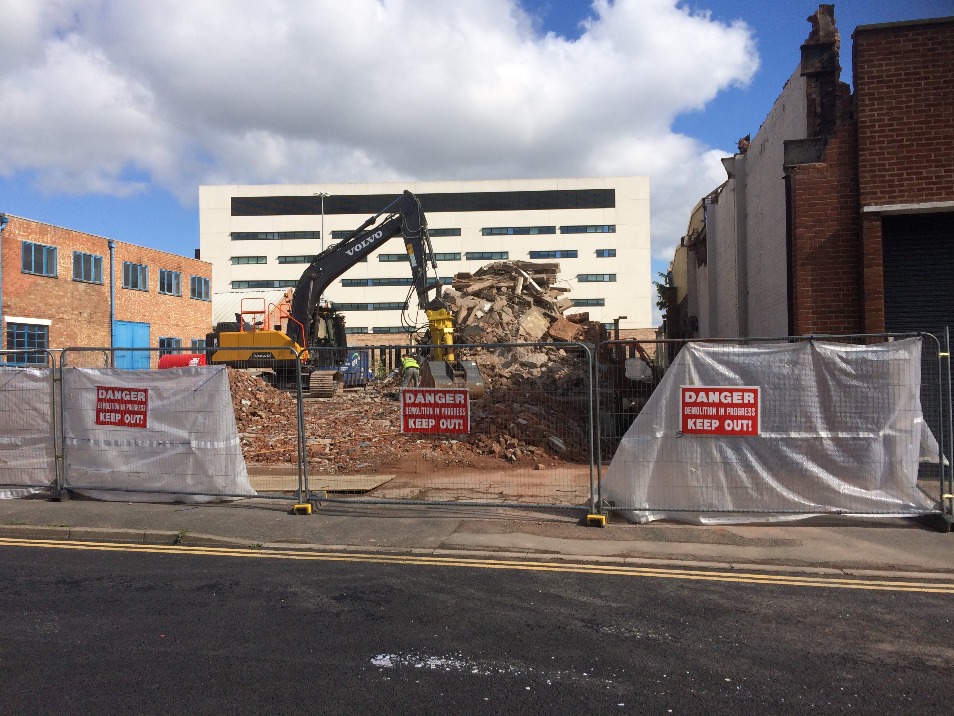 Three-Storey Warehouse Demolition, Coventry