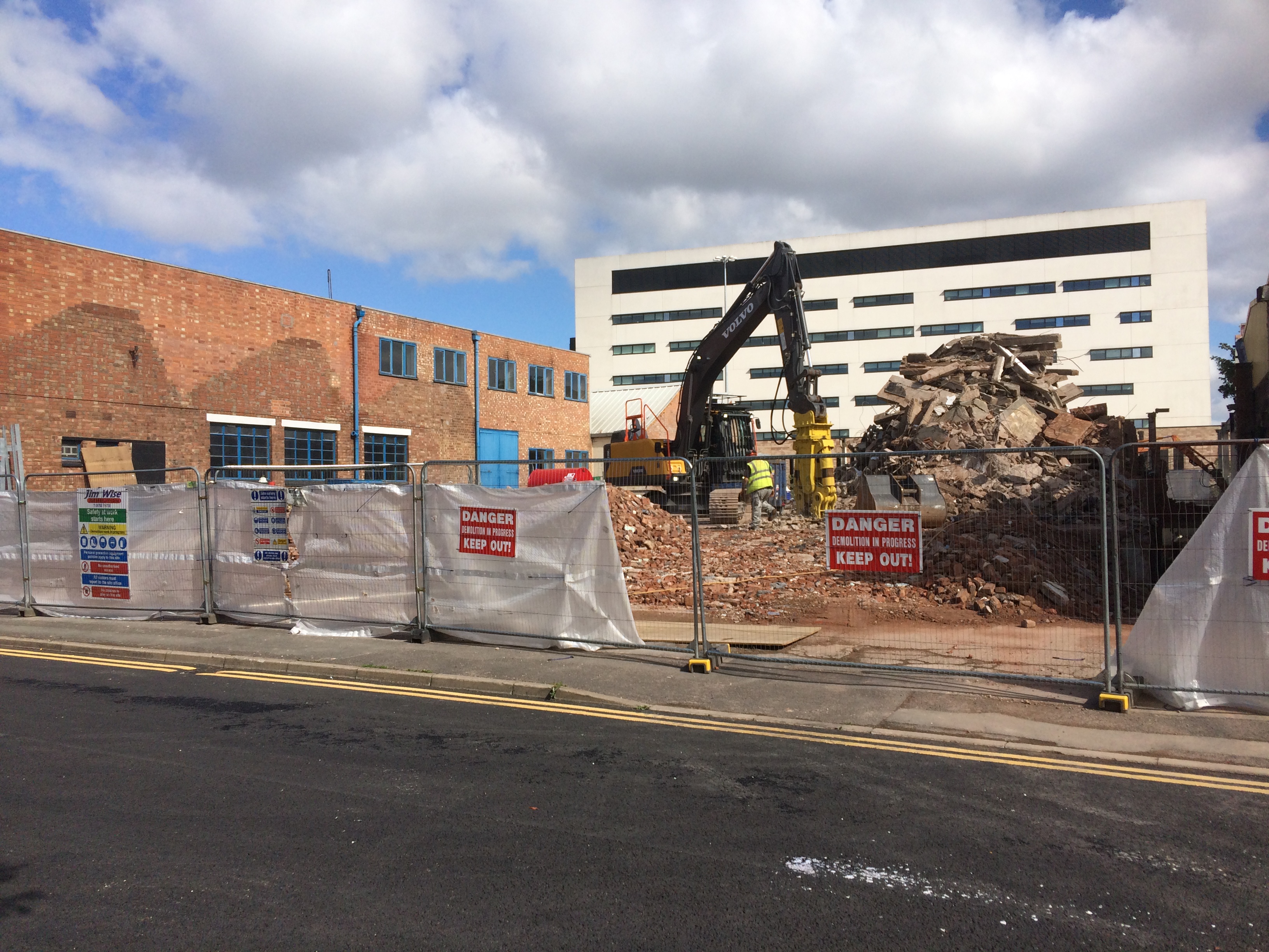 Three-Storey Warehouse Demolition, Coventry