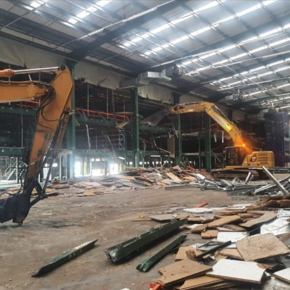 Former DHL Demolition, Long Eaton