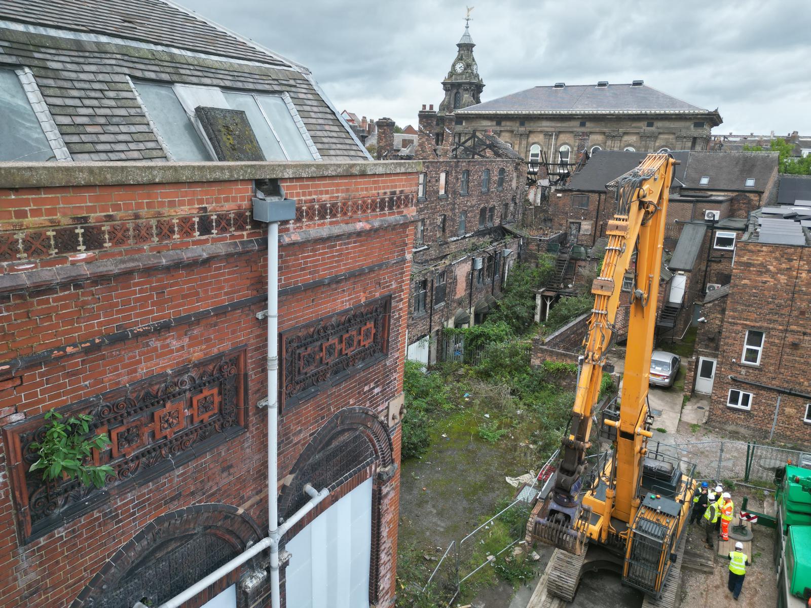Wedgwood Institute Demolition, Burslem