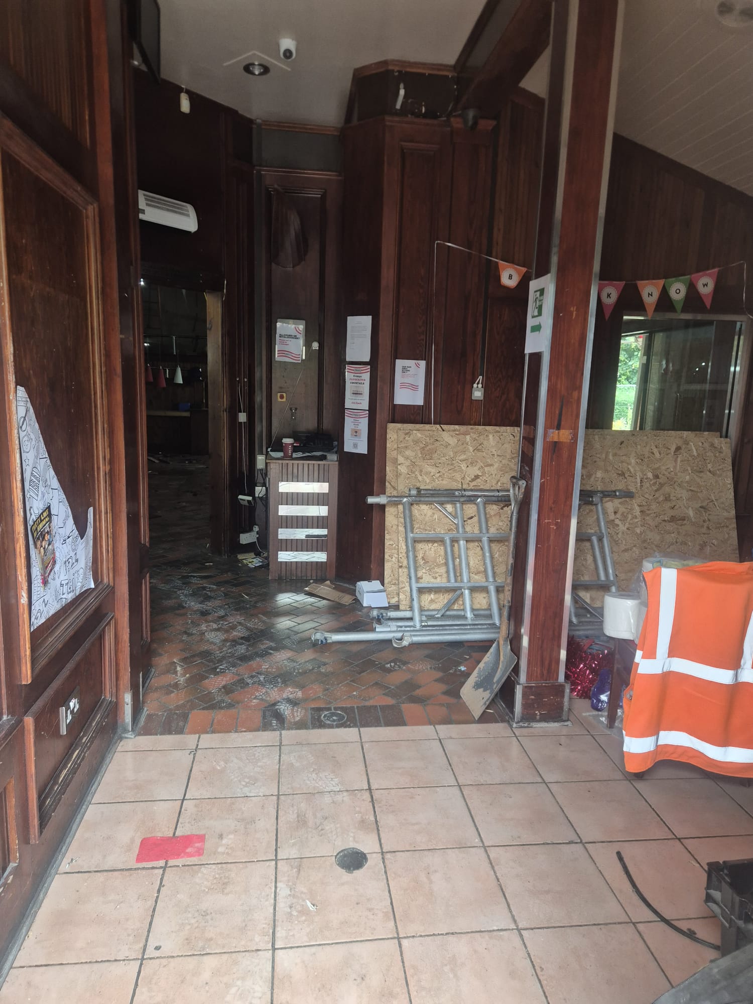 Soft strip works in progress at the former TGI Fridays unit in Sale