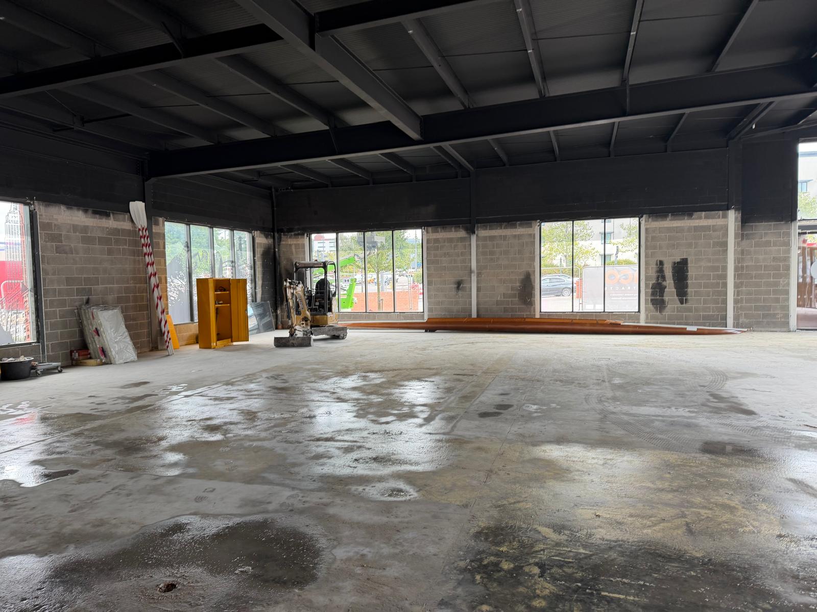 Completed soft strip out ready for handover