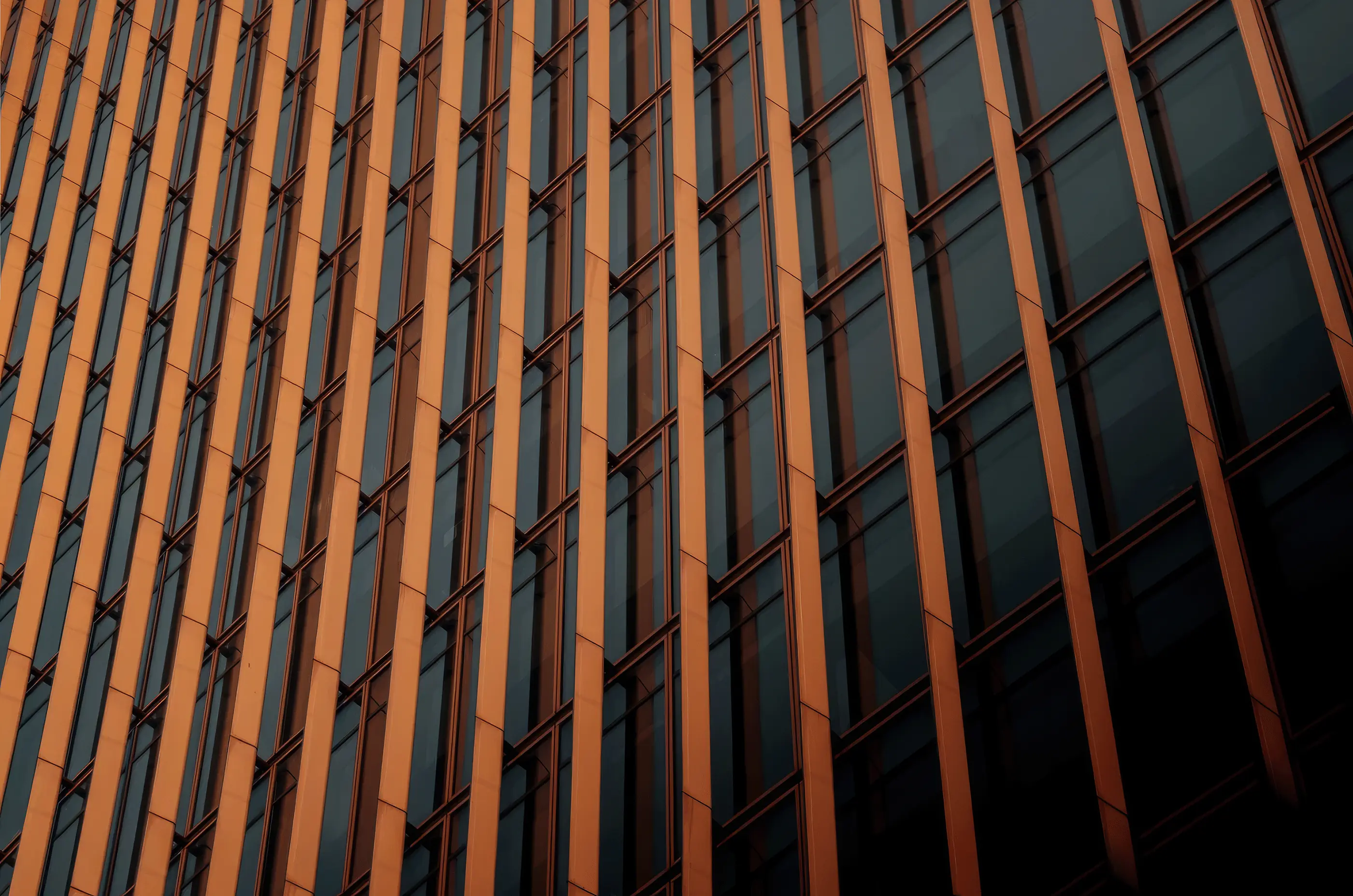A symmetrically pleasing facade of a skyscraper signals intentionality and structure