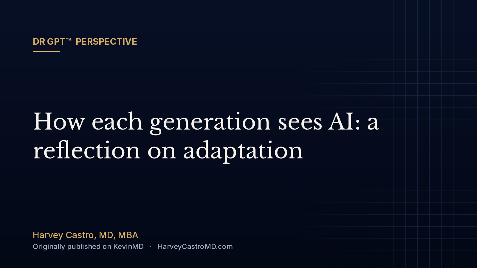 How each generation sees AI: a reflection on adaptation