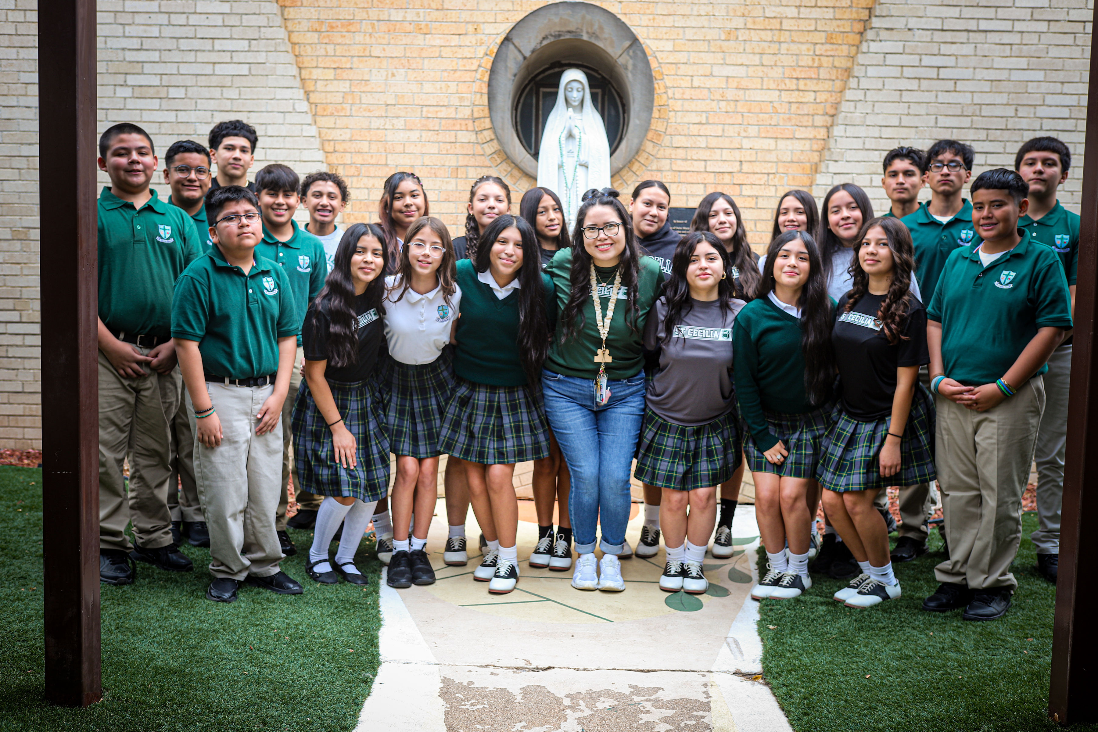 St. Cecilia Catholic School 8th grade students