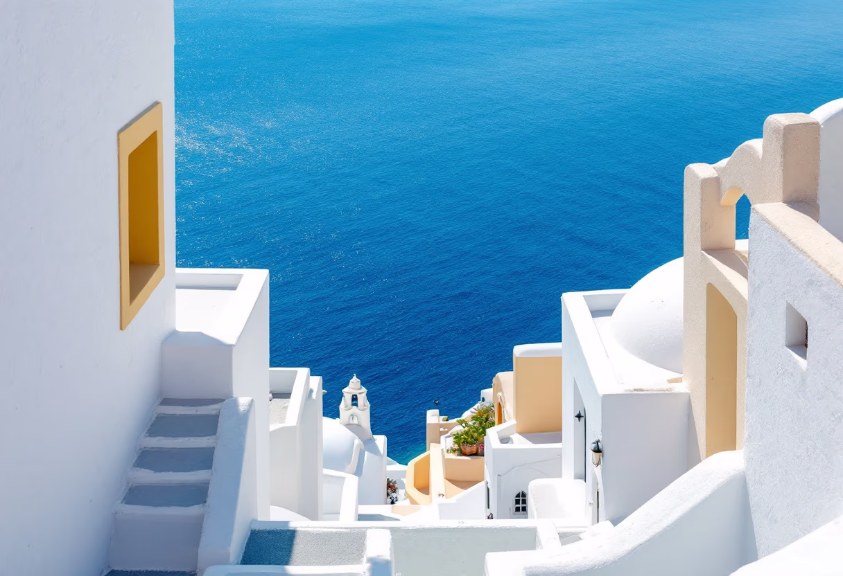 image of santorini, greece