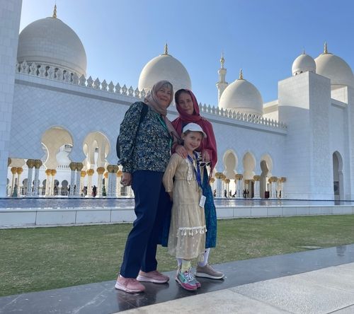 image of a family on vacation