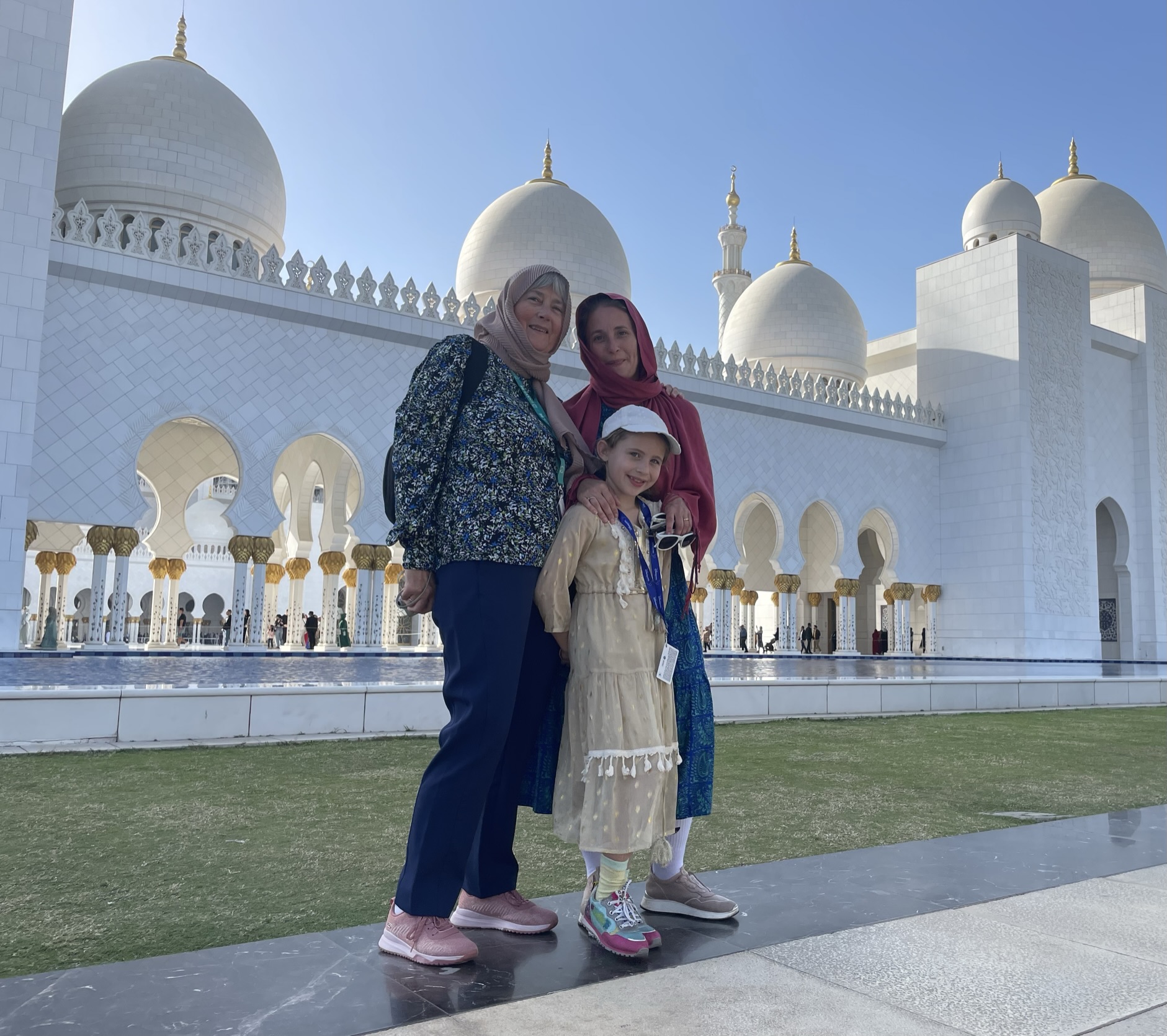 image of a family on vacation