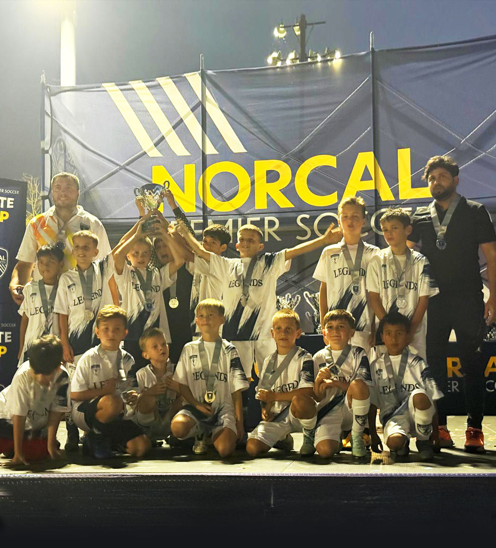 Legends 2026 team celebrating winning the the NorCal State Cup