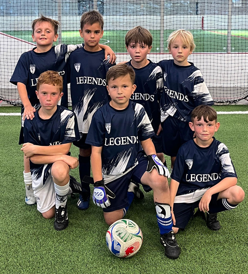 Legends 2017 B team ready for indoor match