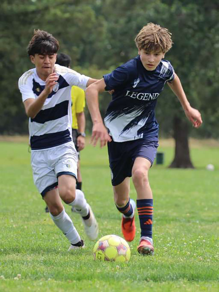 Legends player in game action