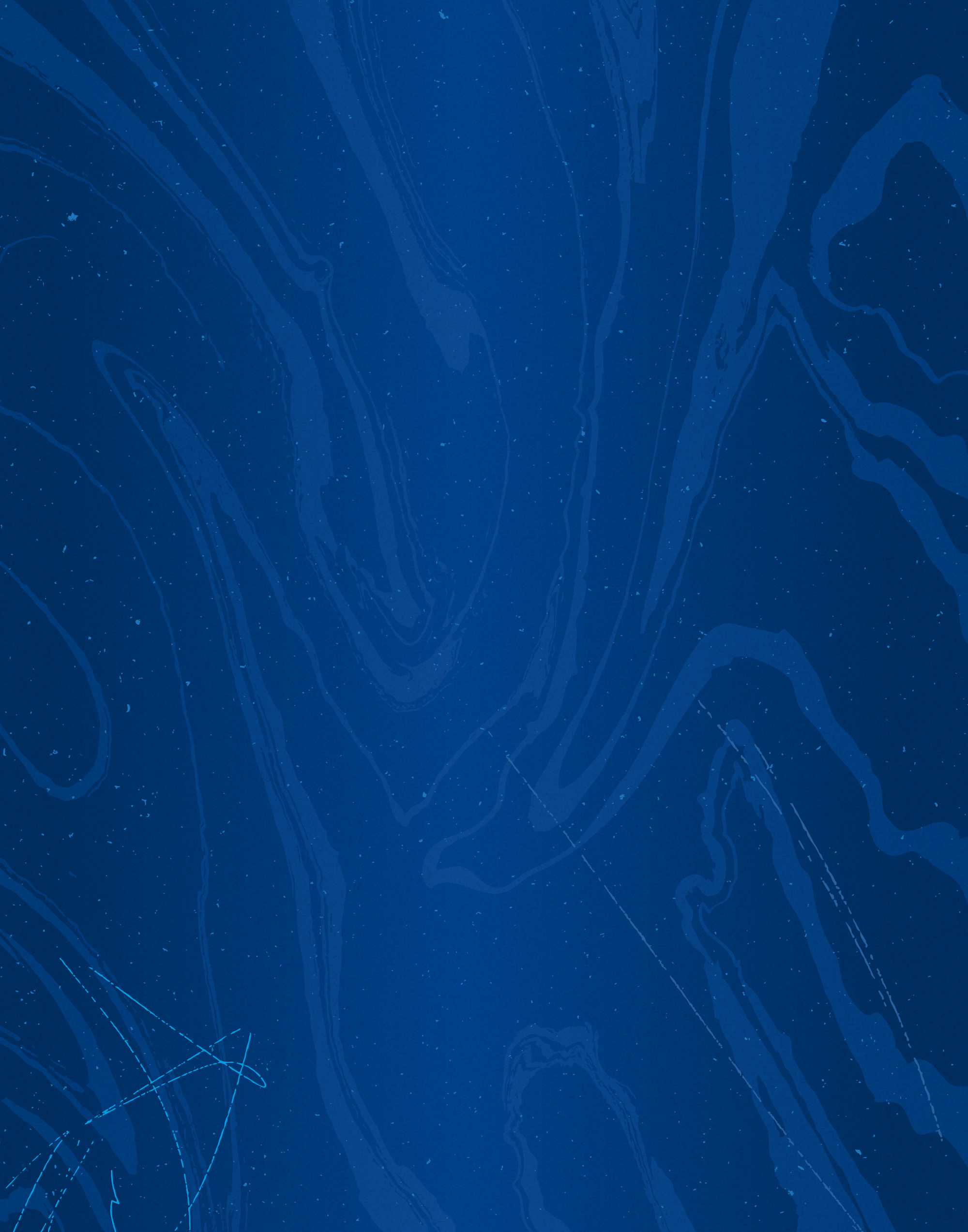 Dark blue textured surface with lighter blue swirling and ripple patterns.