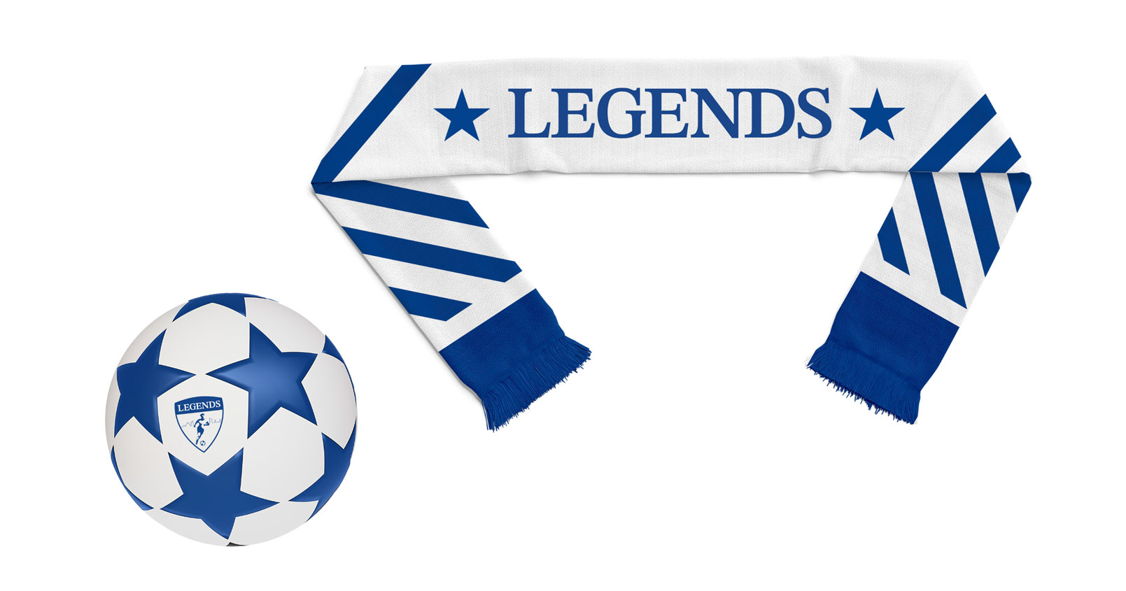Legends SC scarf and ball