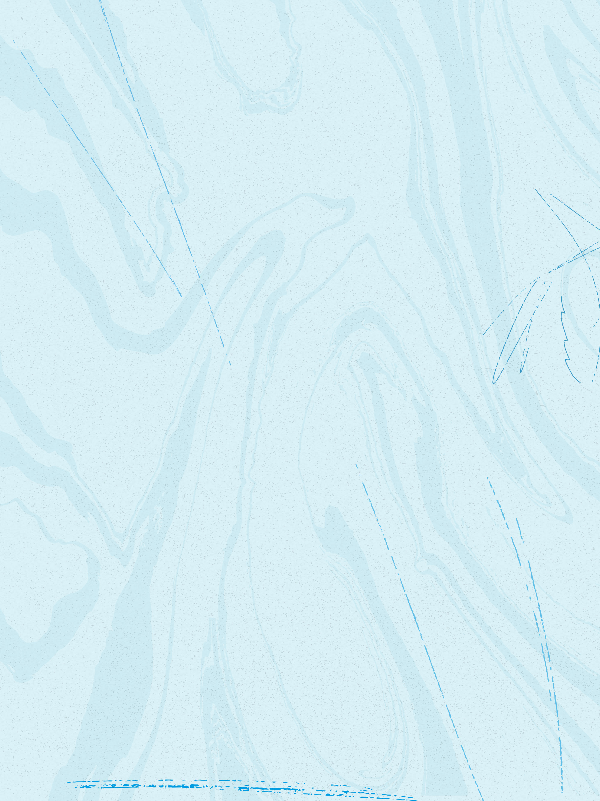 Light blue textured background with soft, wavy ripple patterns and subtle scattered lines.