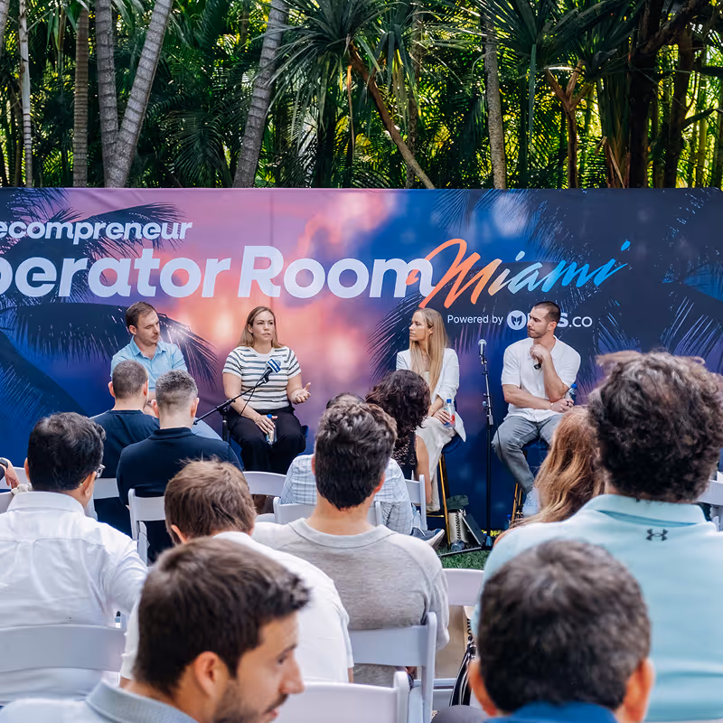 Ecompreneur Operator Room Miami panel session with audience