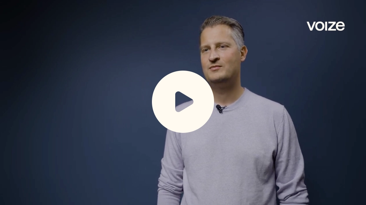 Daniel Veldensteyn von newcare im Interview mit voize.