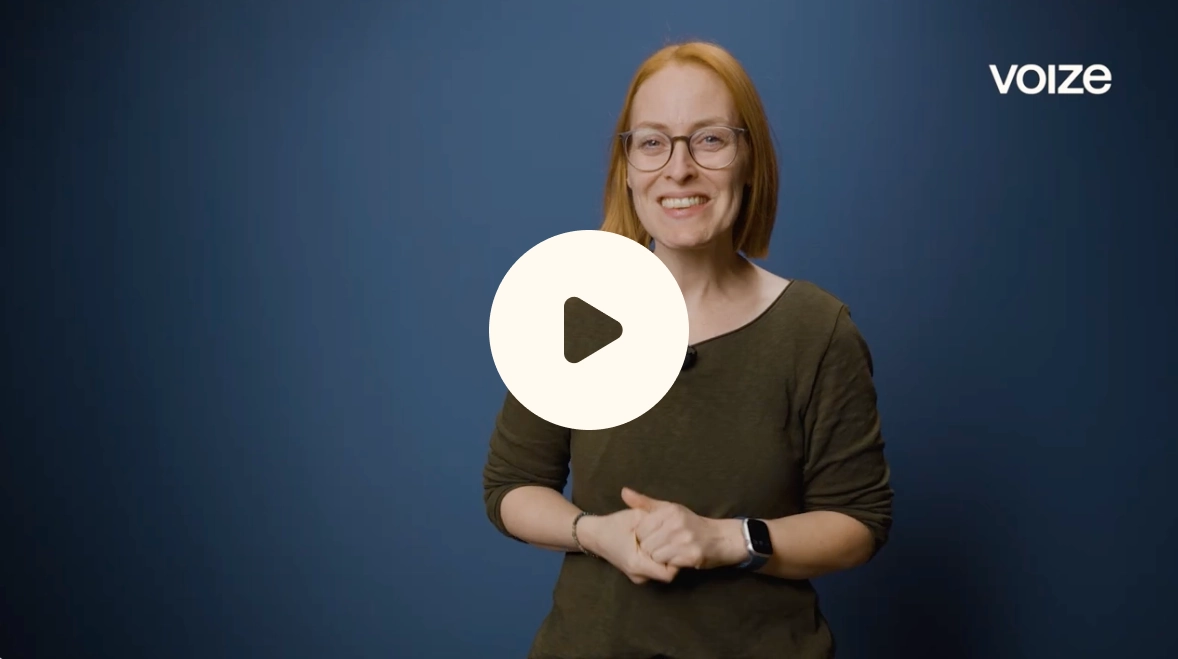 Jasmin Modis von der Martin Luther Stiftung Hanau im Interview mit voize.