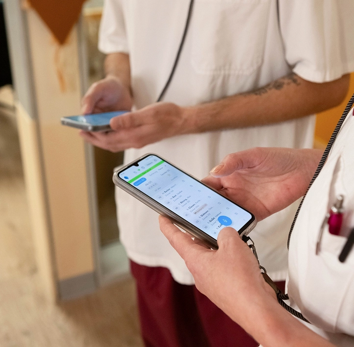 Mobile Sprachdokumentation mit voize im Krankenhausalltag.