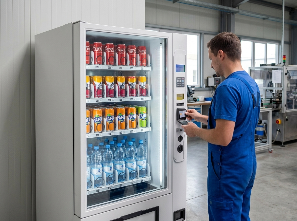 Getränkeautomat – Produktion Dosen