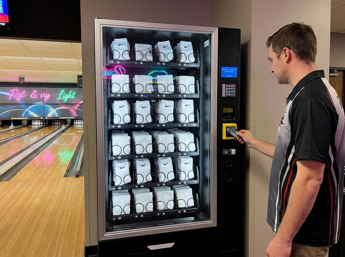 Verkaufsautomat für passives Einkommen – Bowlingcenter