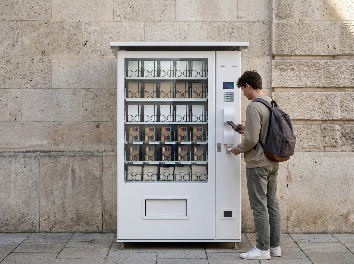 Verkaufsautomat in Wien – MuseumsQuartier