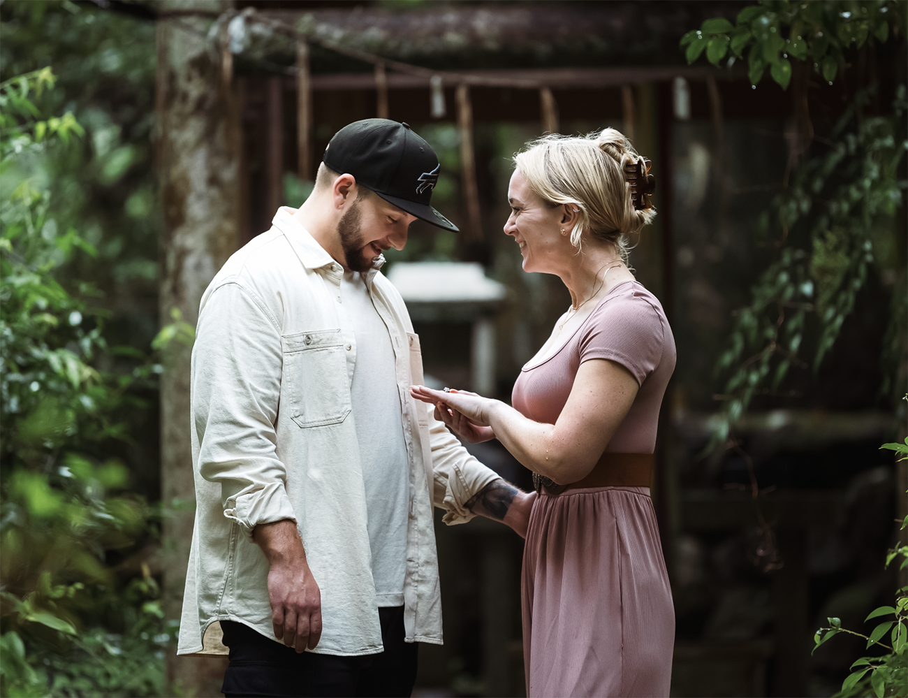 Proposal at Fushimi Inari Shrine, Kyoto