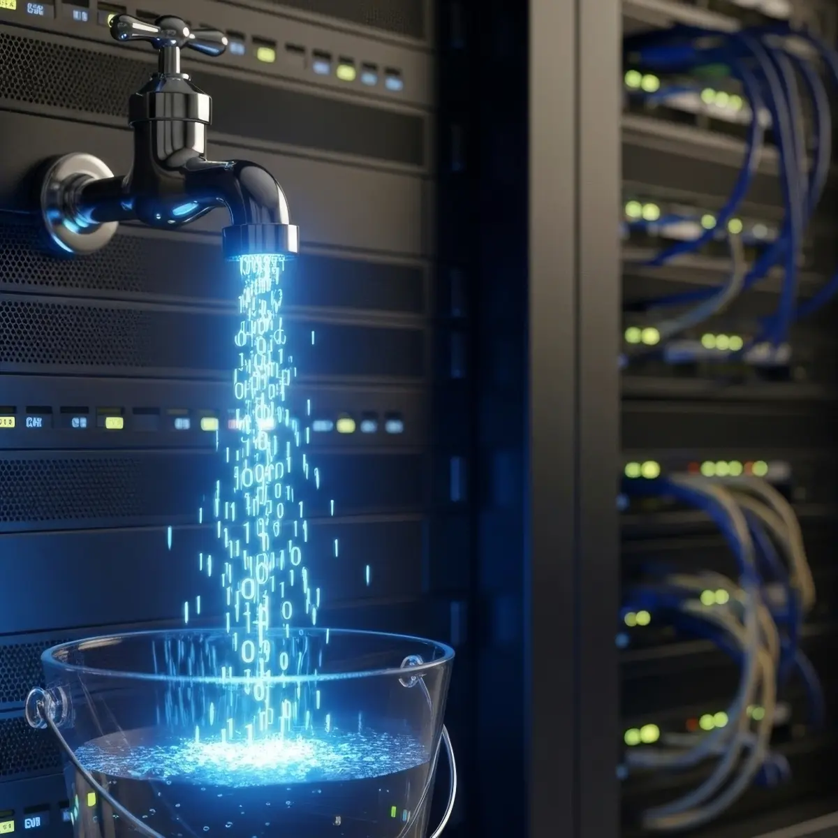 Faucet leaking data from a server