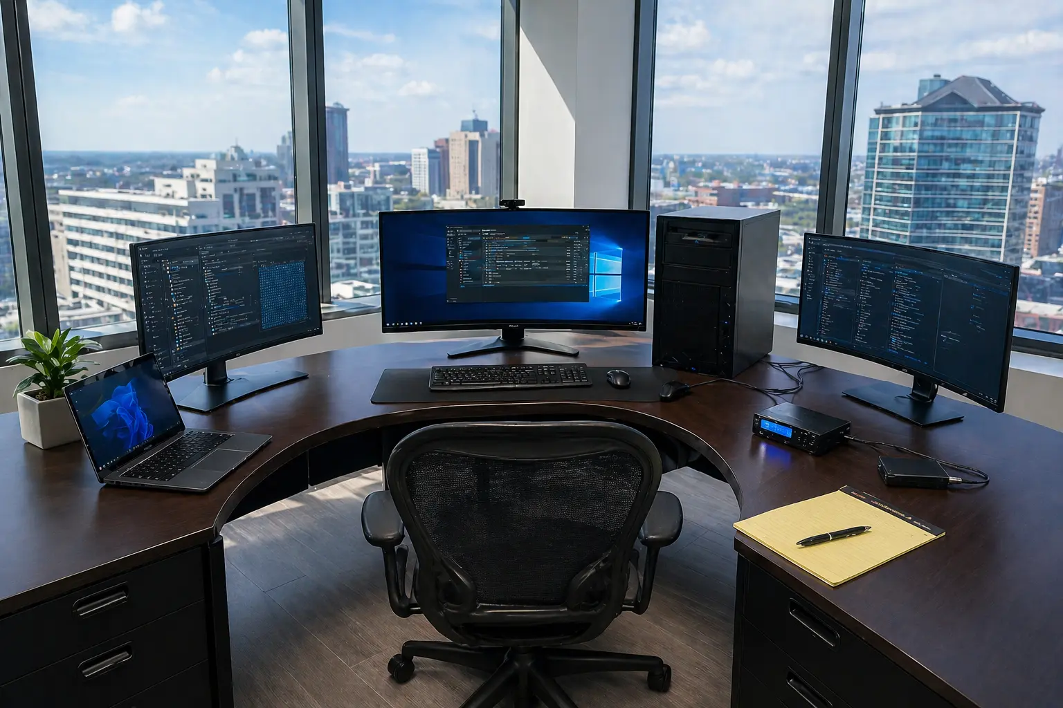 image of person working on ai project