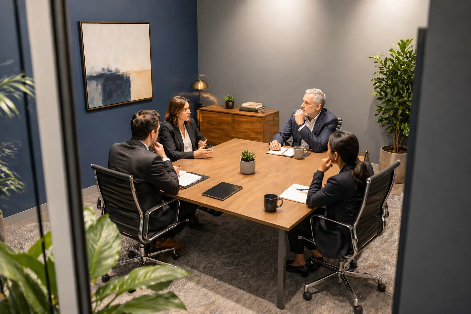 image of content management strategy session