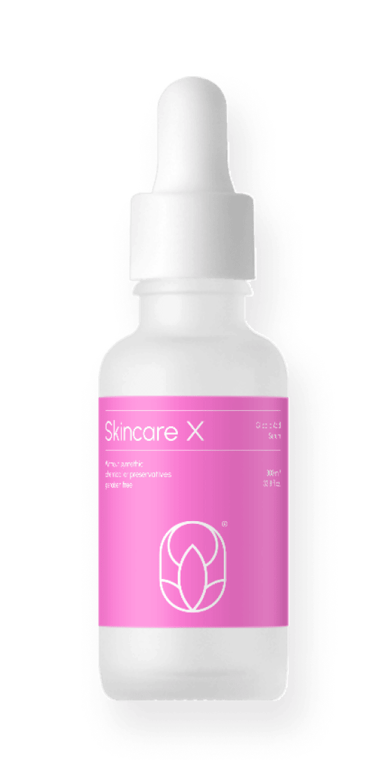Glycolic Acid Serum Product - Skincare X Webflow Template