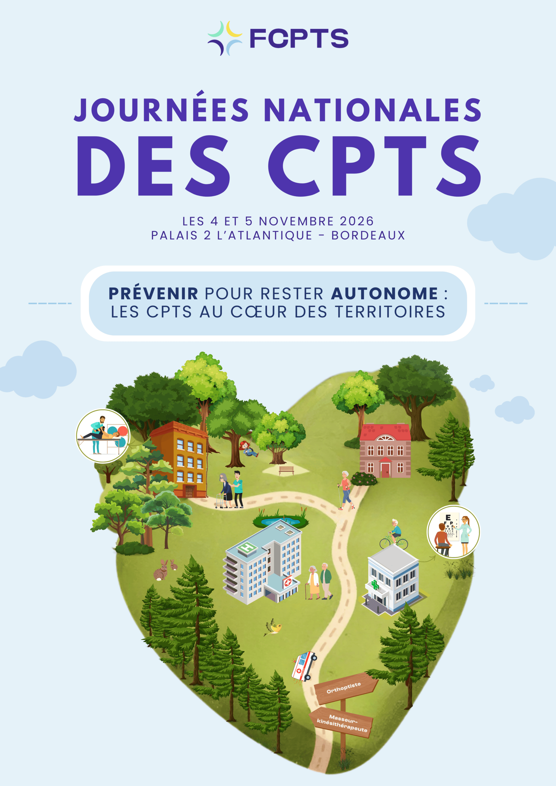 Affiche journées nationales des CPTS