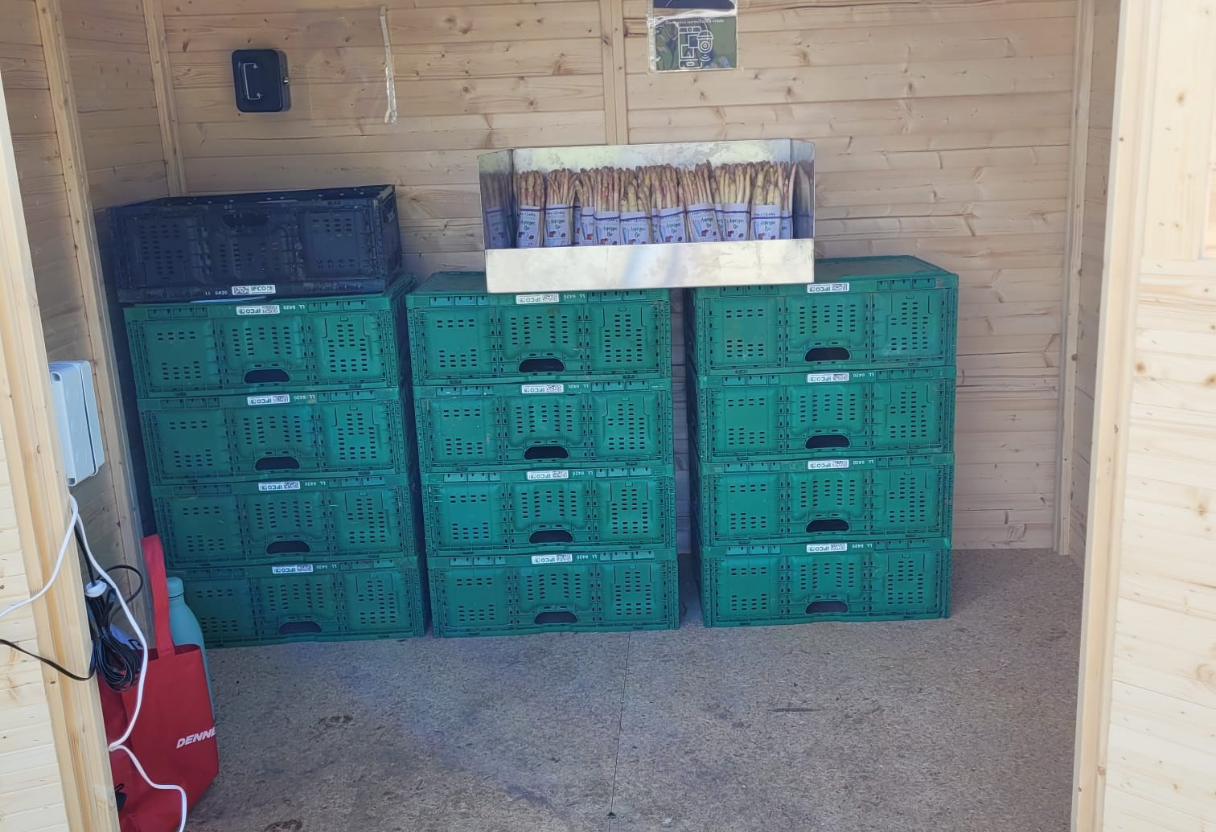 image of hands booking a garment care session on a tablet, close-up.