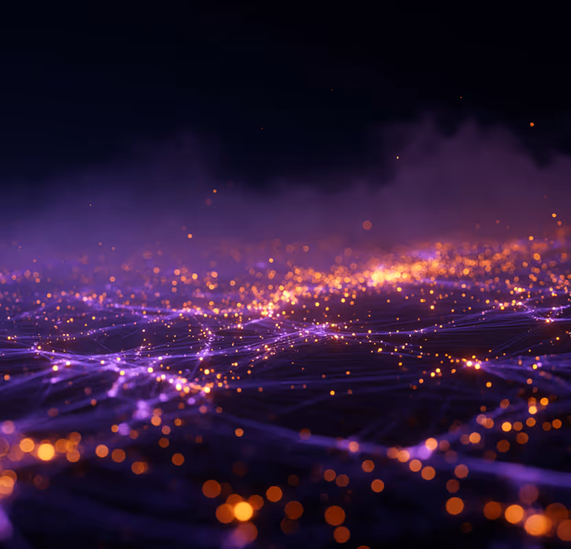 Abstract dark background for 50,000+ endpoints secured key figure card