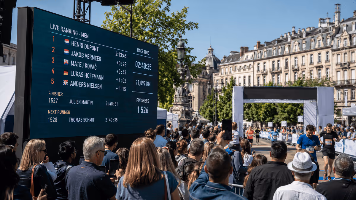 Urban races and public events