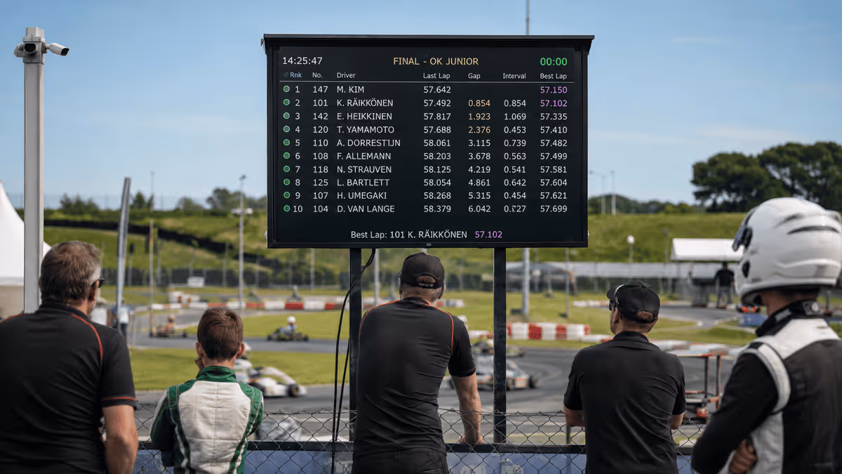 Indoor and outdoor karting tracks