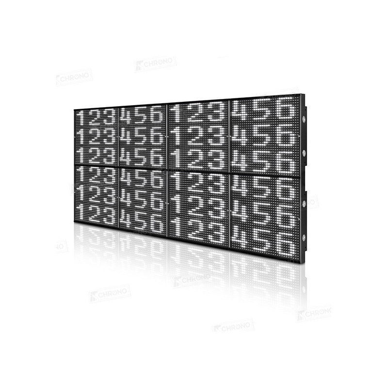 PACK | 2 lignes affichage 4 Modulos Noir et Blanc