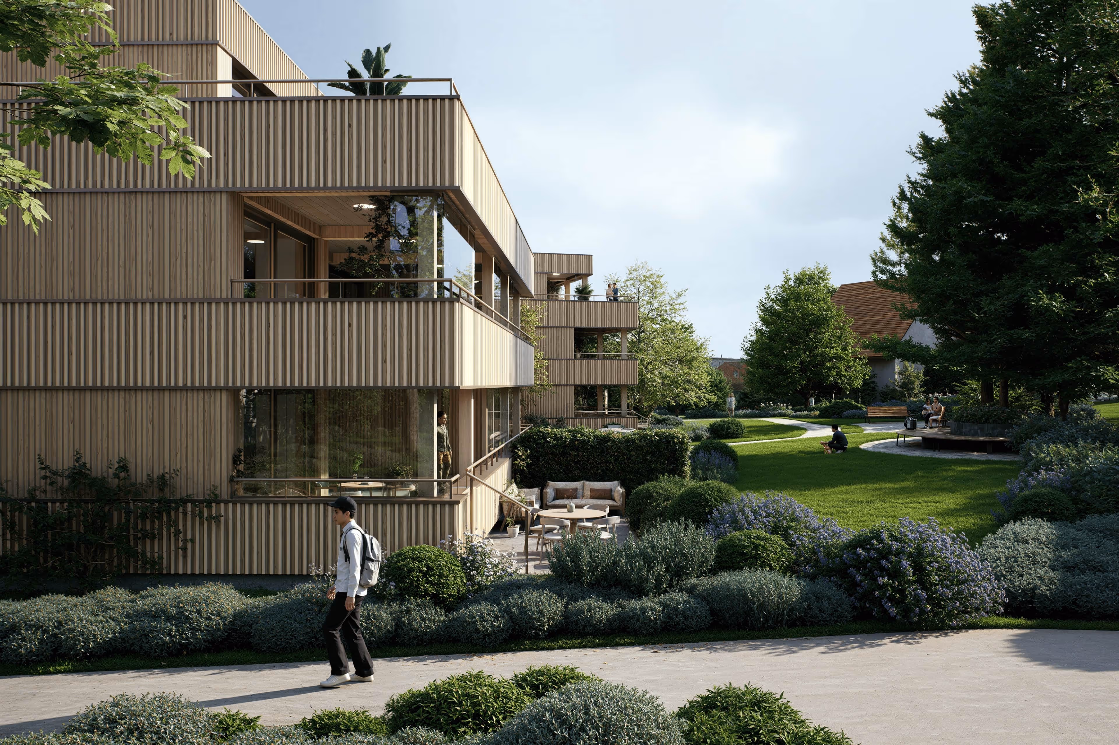 Wohnen im Park Fünf luxuriöse Eigentumswohnungen in Goldach