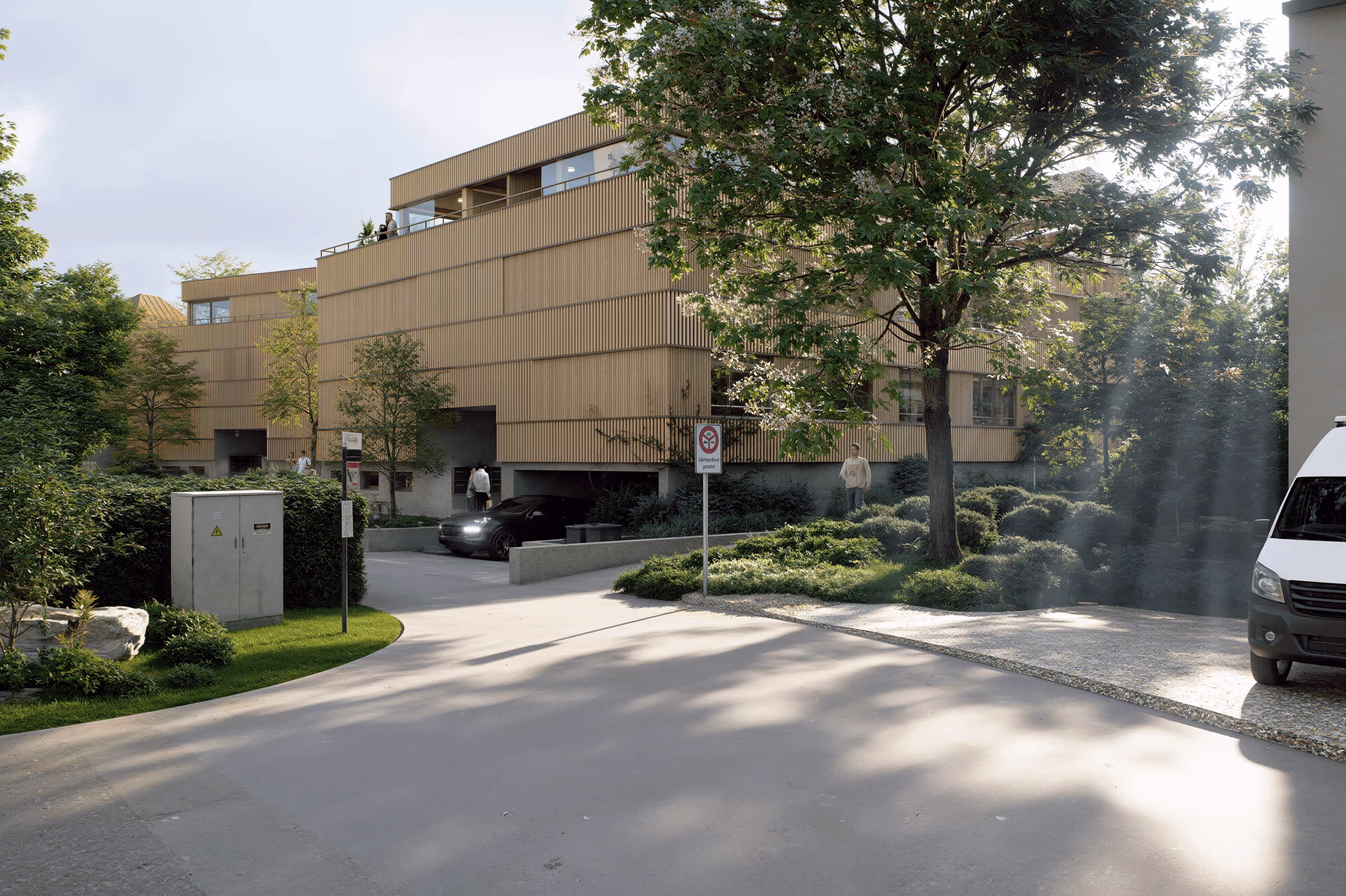 Wohnen im Park Fünf luxuriöse Eigentumswohnungen in Goldach