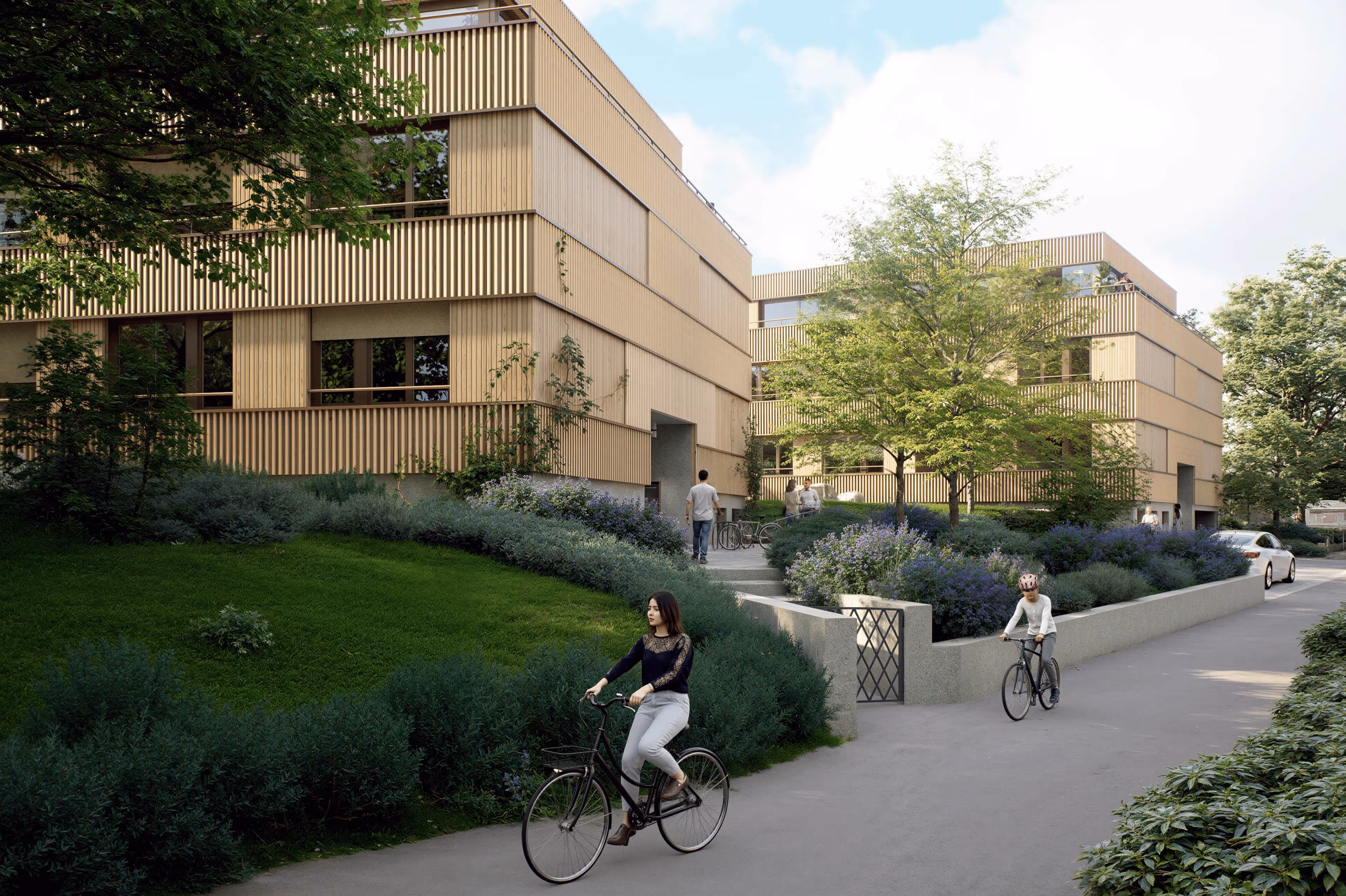 Wohnen im Park Fünf luxuriöse Eigentumswohnungen in Goldach