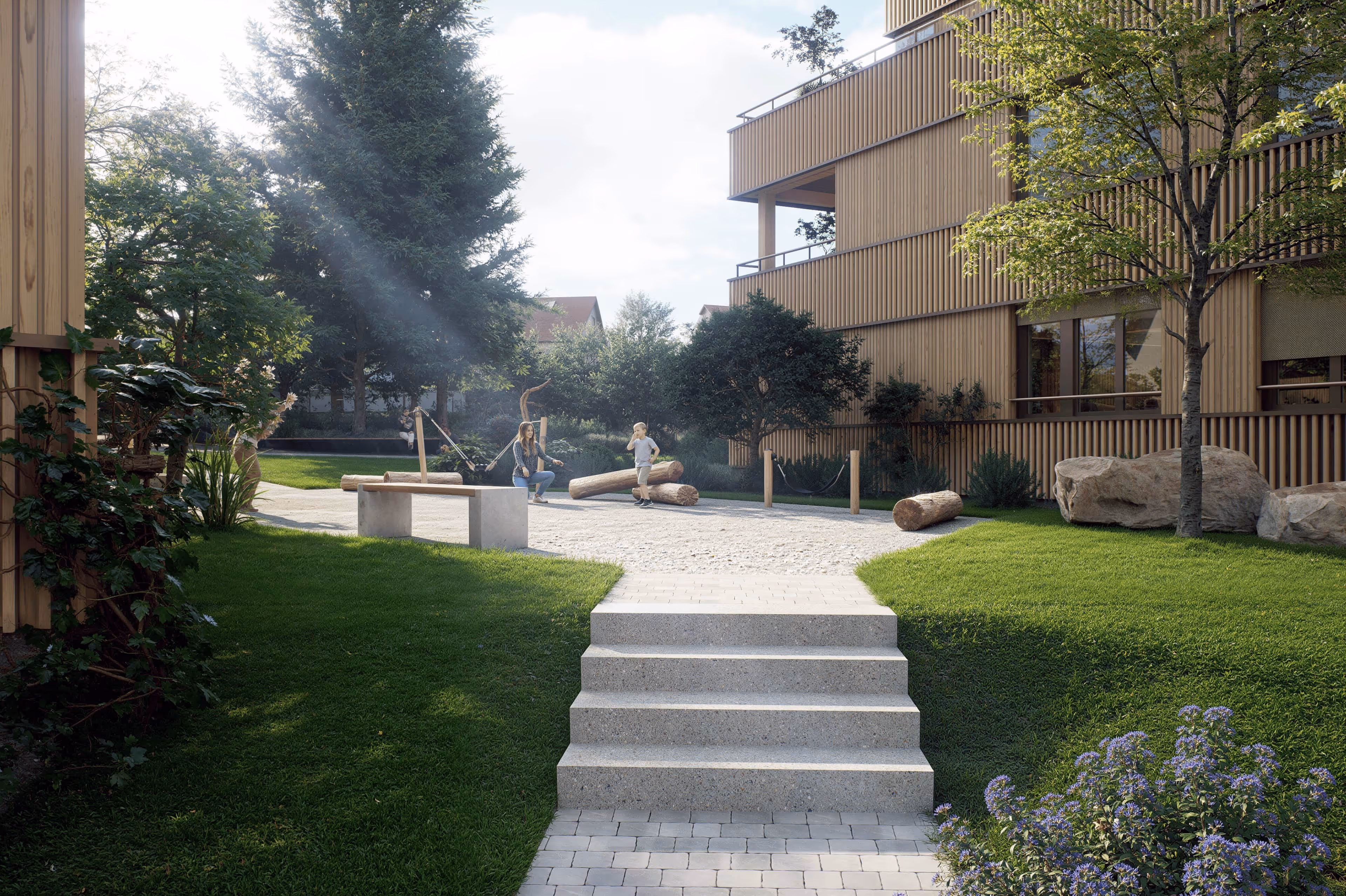 Wohnen im Park Fünf luxuriöse Eigentumswohnungen in Goldach