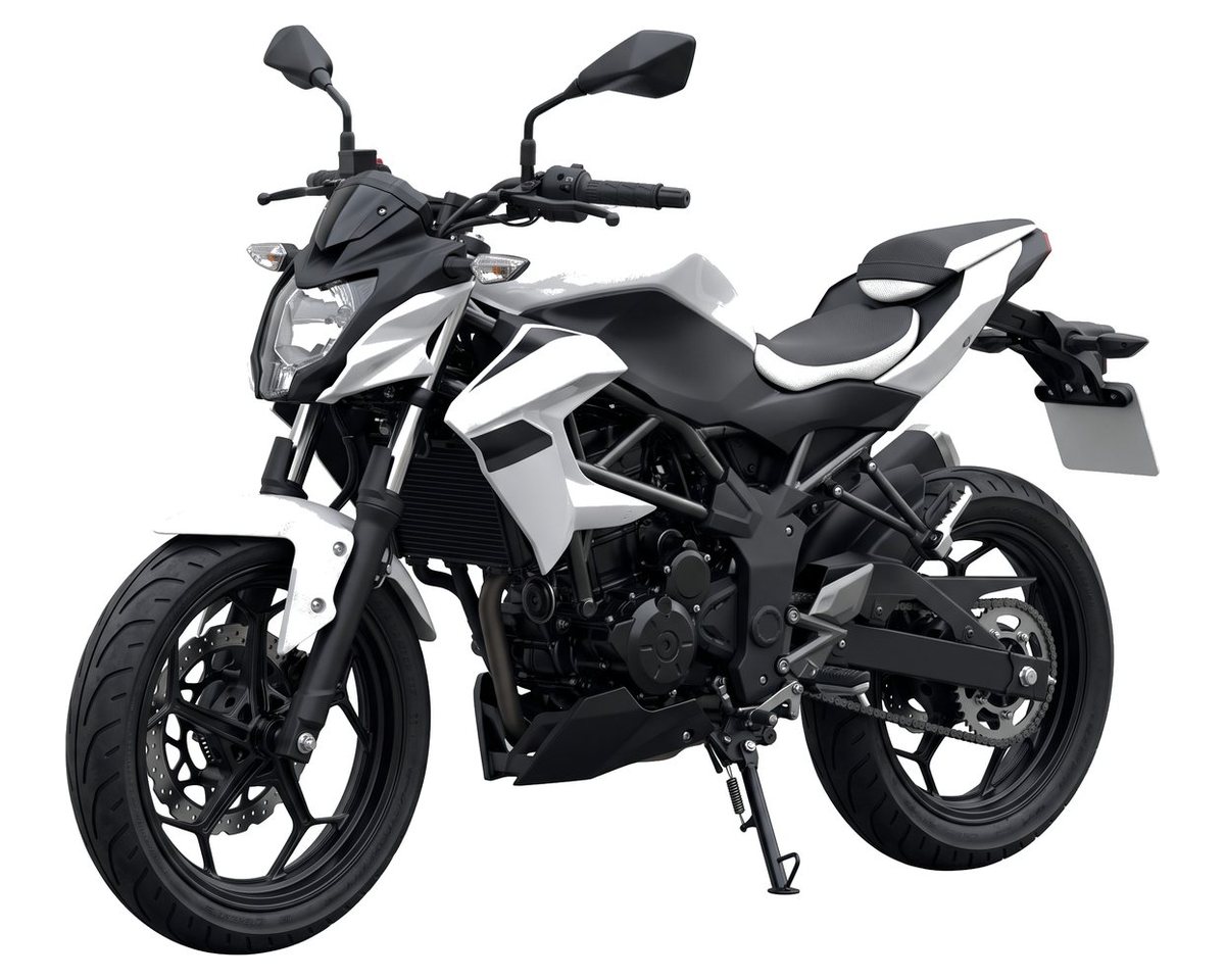 Moto 125 cm³ de type roadster
