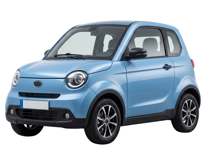 Voiture sans permis bleu ciel