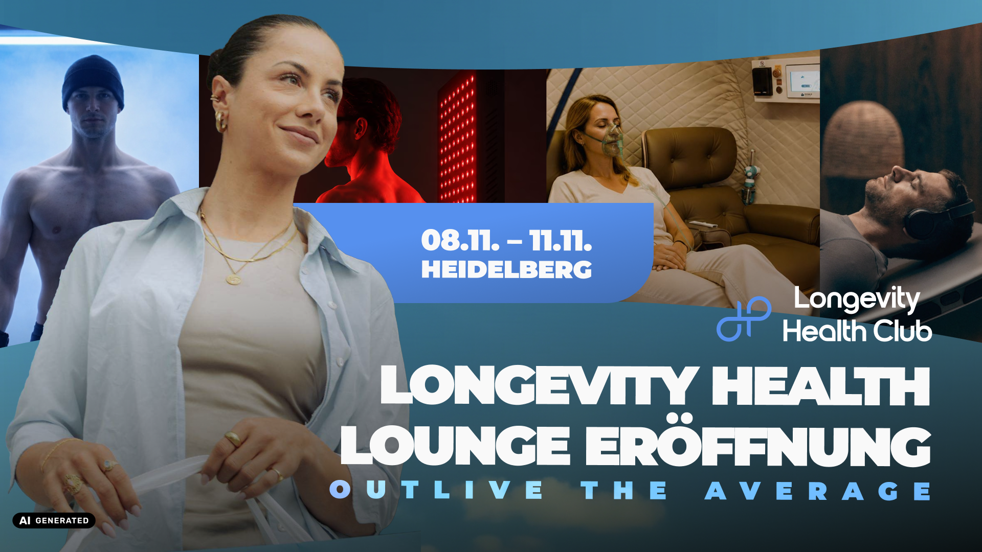 Longevity Health Lounge Eröffnung – Opening Week 08.–11. September in Heidelberg