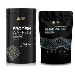 Energie-Bundle: Vegane Protein Waffles und Creatine Pure