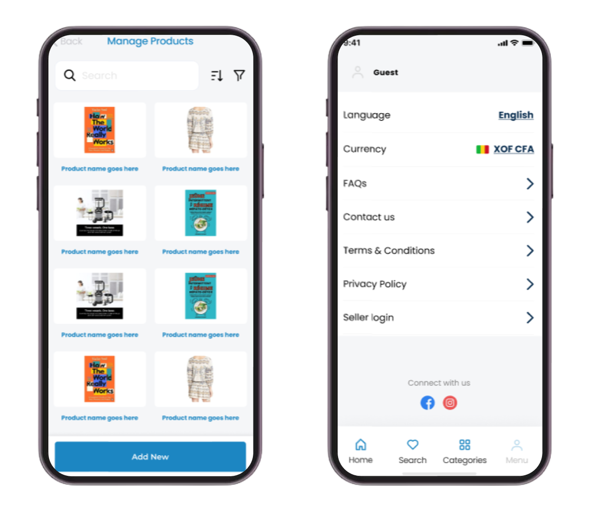 This lutterflow Ecommerce App has one of the best user experience and seller can easily manage their products.
