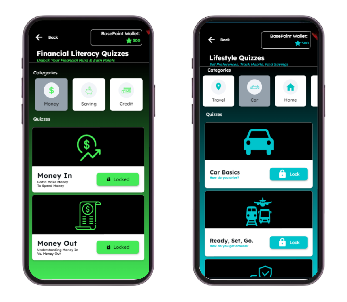 This Flutterflow Fintech App  increases your financial understanding through  quizzes covering diverse topics. After completing quiz users get rewards.