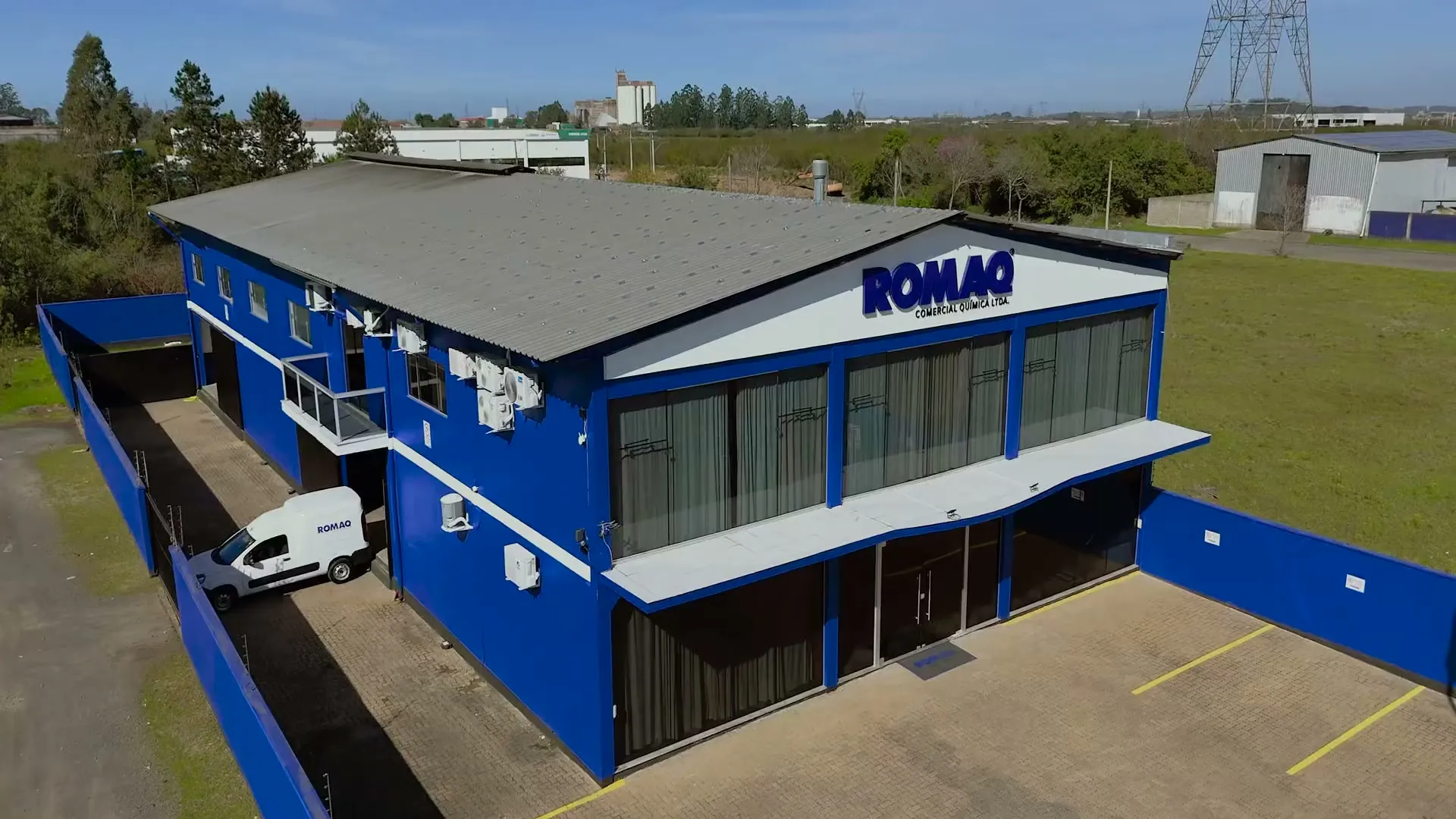 Vista aérea da ROMAQ