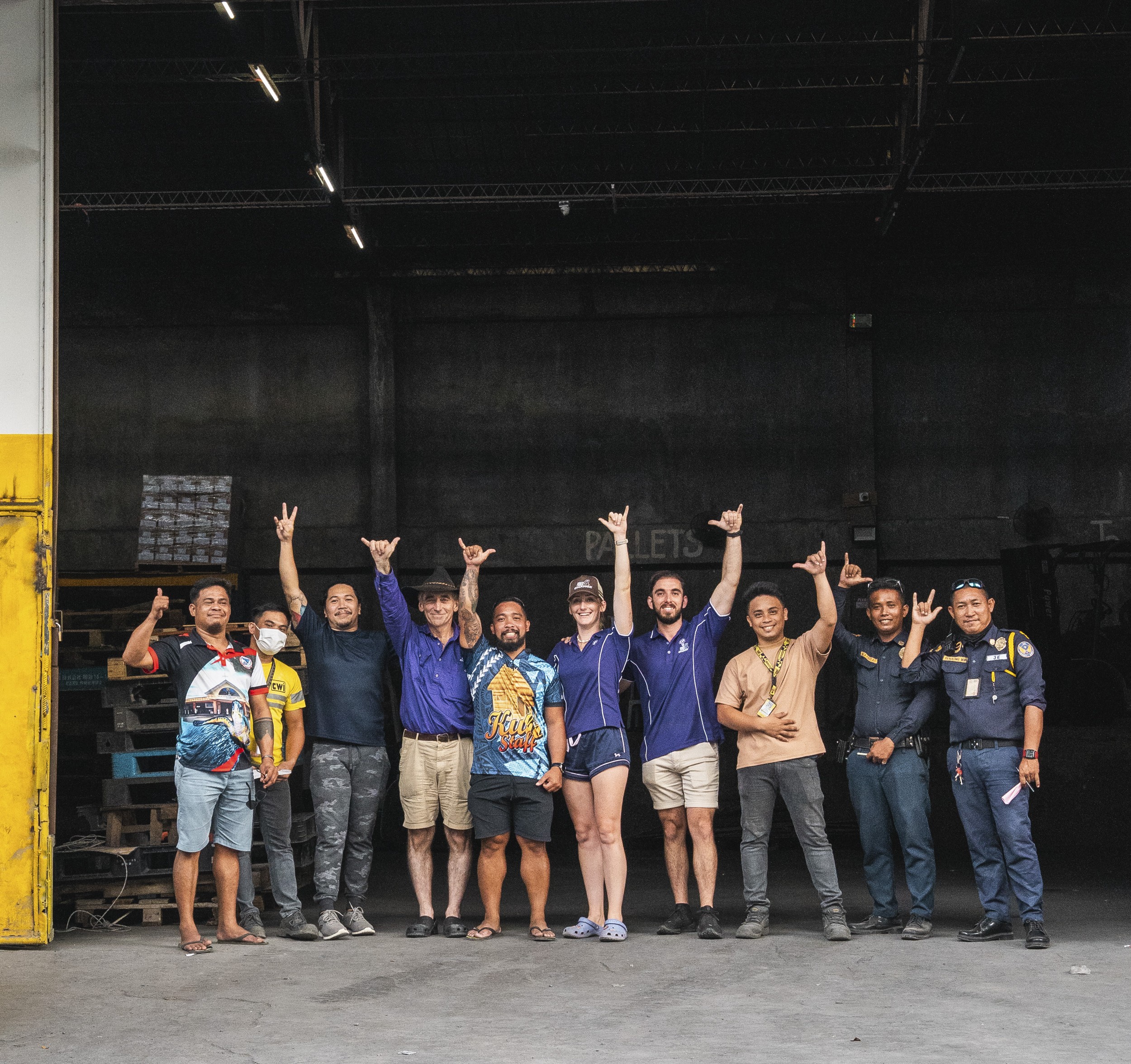 Power4Change volunteers in the Philippines
