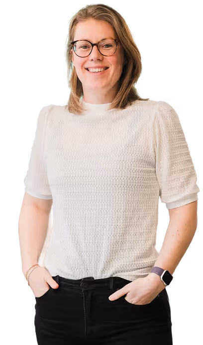 Uitsnede van Rosanne van Staalduinen. Founder en Maakindustrie marketeer bij Buro Staal.