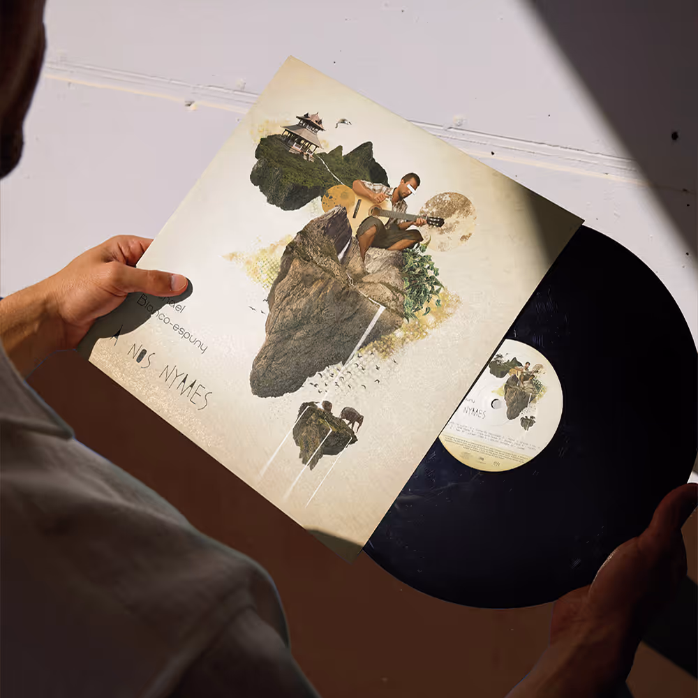 Pochette d’album Le Mick et identité visuelle conçues par Kreamand Studio, traduisant l’univers musical en une expérience visuelle immersive et cohérente.